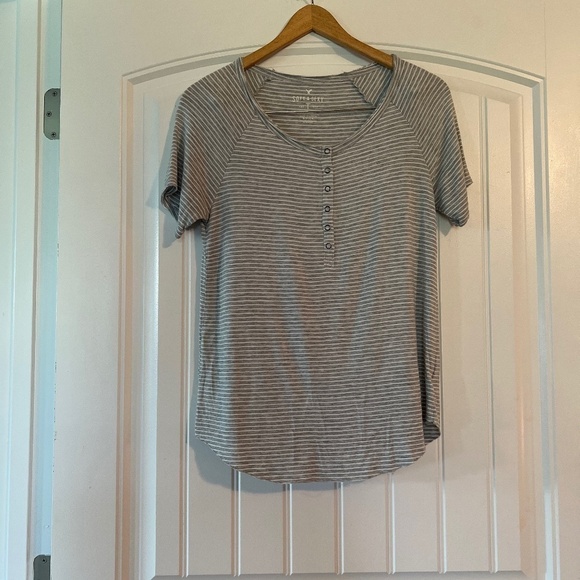 American Eagle Soft & Sexy Striped T Shirt Size Small - Picture 1 of 5